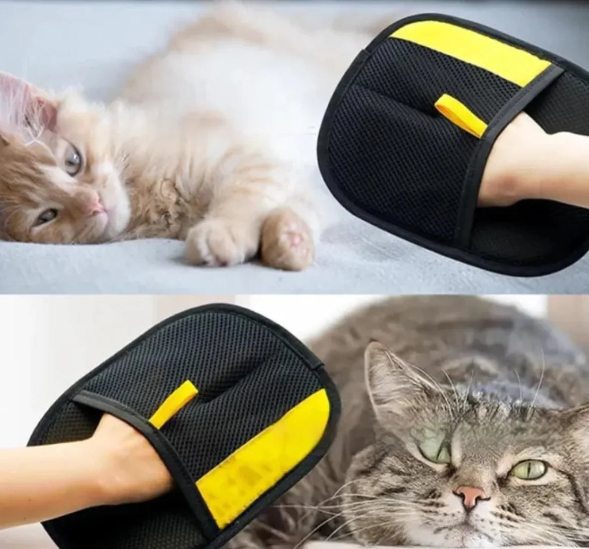 Feline Fur-Off Glove Yellow