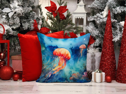 Jellyfish Throw Pillow